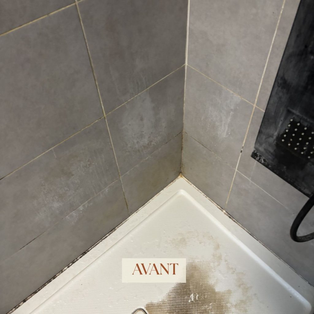 avant recoloration coulis douche terrebonne